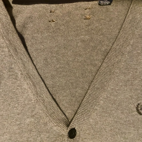 Chaps Ralph Lauren brand: Mens size Large. Cardigan Button Up Sweater. Preowned - Picture 6 of 10